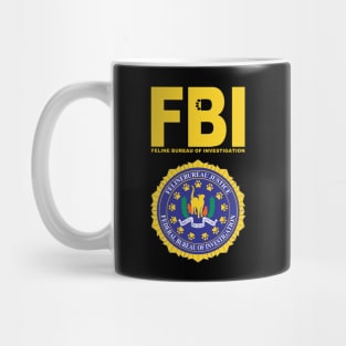 FBI: Feline Bureau of Investigation (FBI) Mug